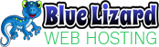 Blue Lizard Hosting Logo